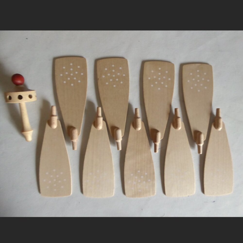 NEW 11” ERZGEBIRGISCHE VOLKSKUNST RICHARD GLASSER WOOD CHRISTMAS PYRAMID SNOWMAN - Picture 12 of 14